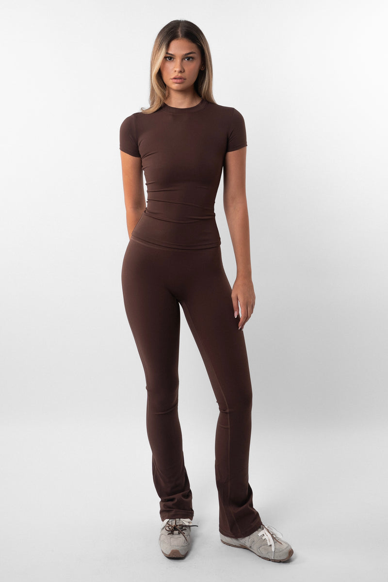 Flare Leggings - Espresso