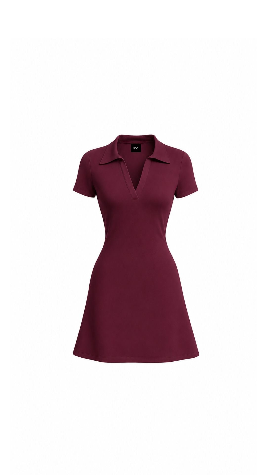 Knit Polo Mini Dress