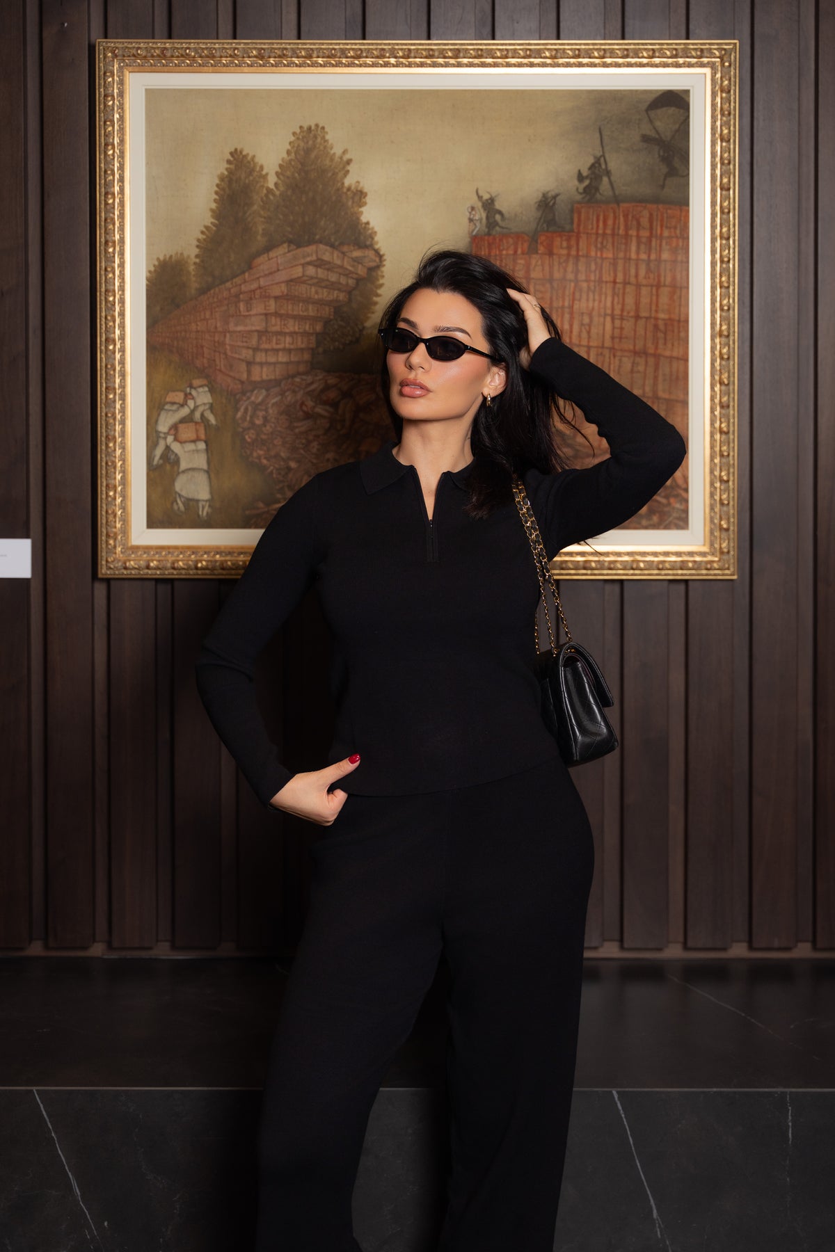 Quarter Zip Knit Top