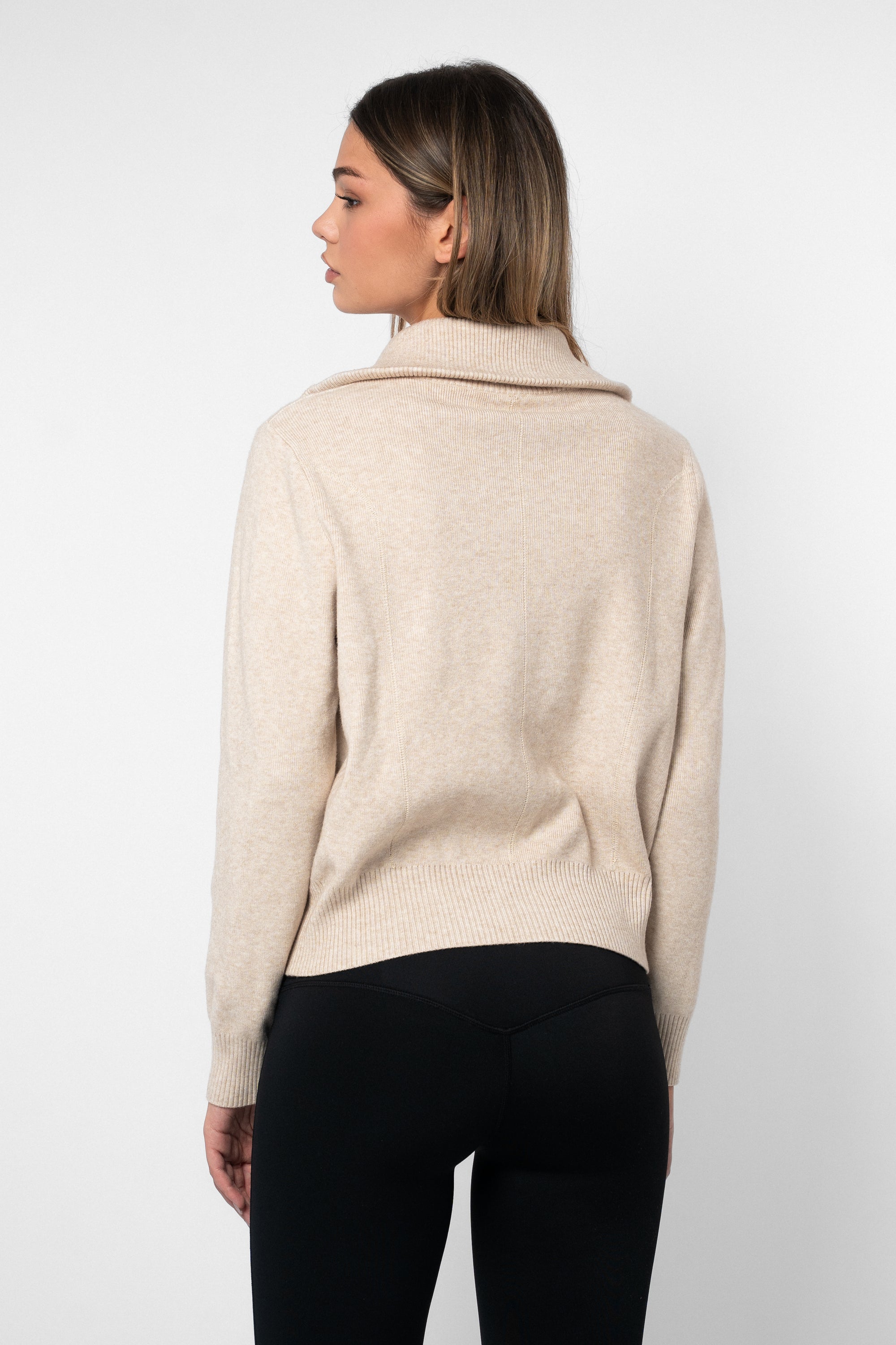 Knit Zip Up Sweater