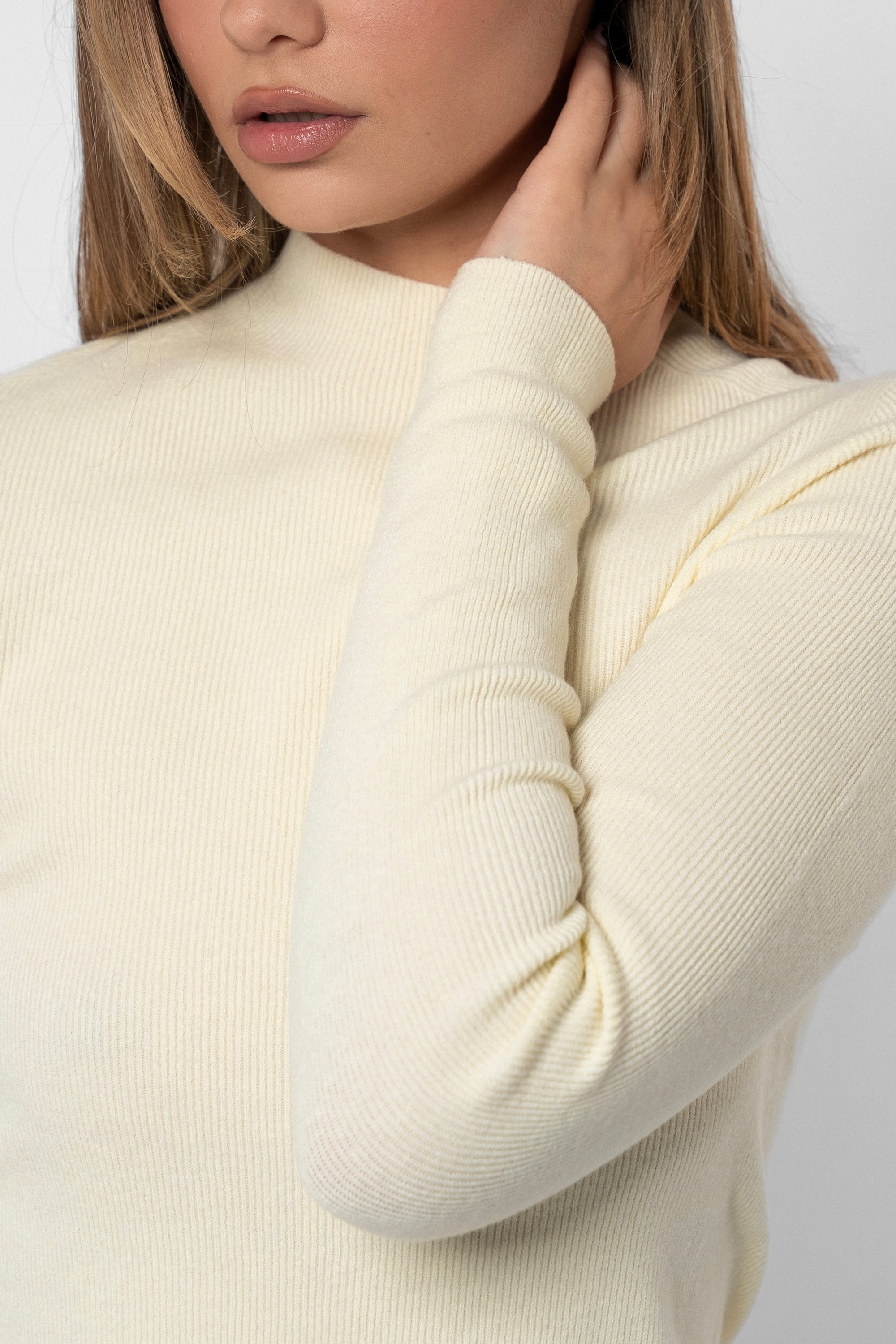 Seamless Wool Turtleneck