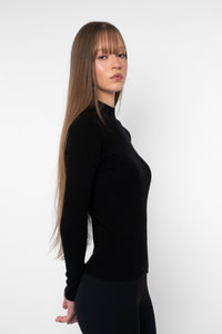 Seamless Wool Turtleneck