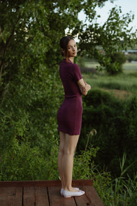 Knit Polo Mini Dress