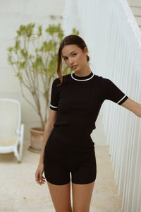 Rib Knit Shorts
