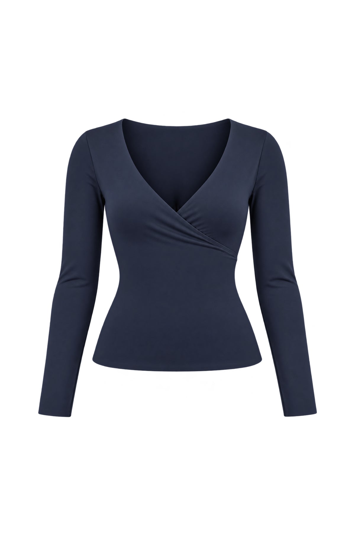 V-Neck Long Sleeve Top